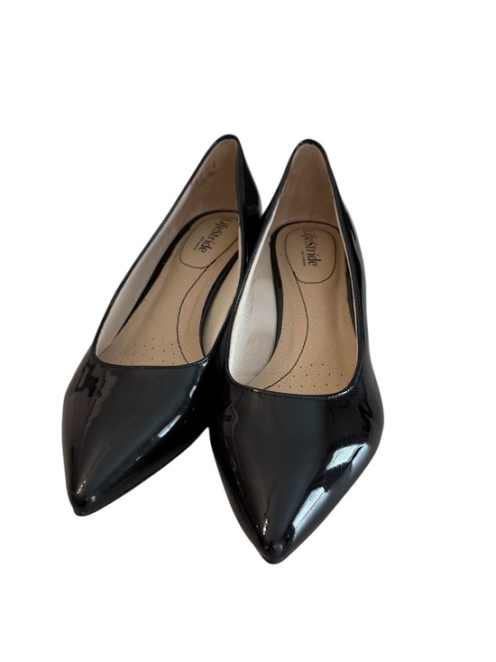Life Stride Shoes - LifeStride Soft System Women’s Minx Black Patent Pointed Toe Heels Sz 10 GUC